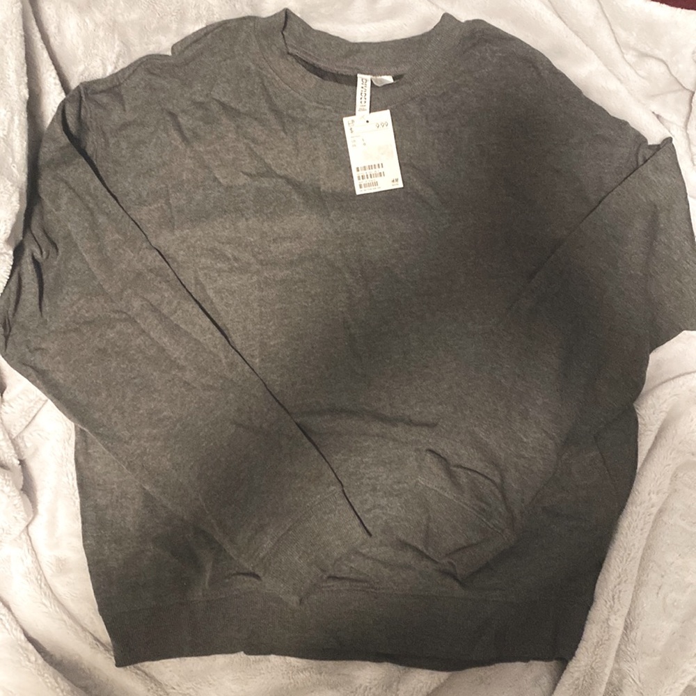 Gray sweatshirt